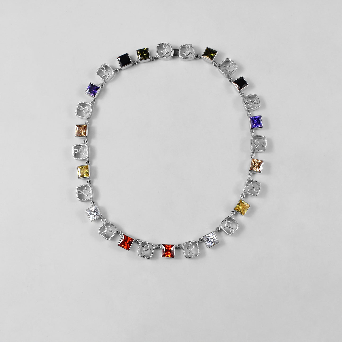Gemstone Icon Necklace