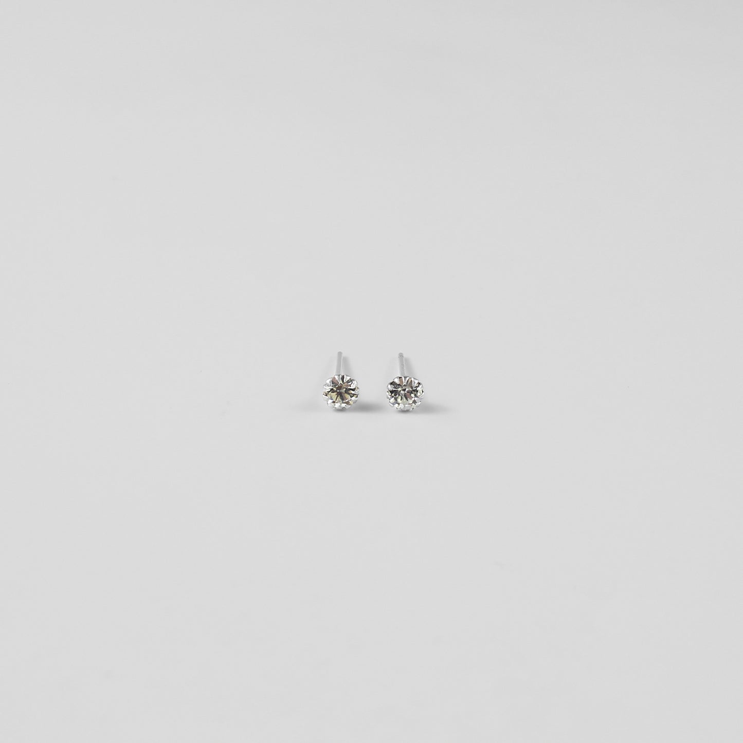 Snow Crystals Ear Studs