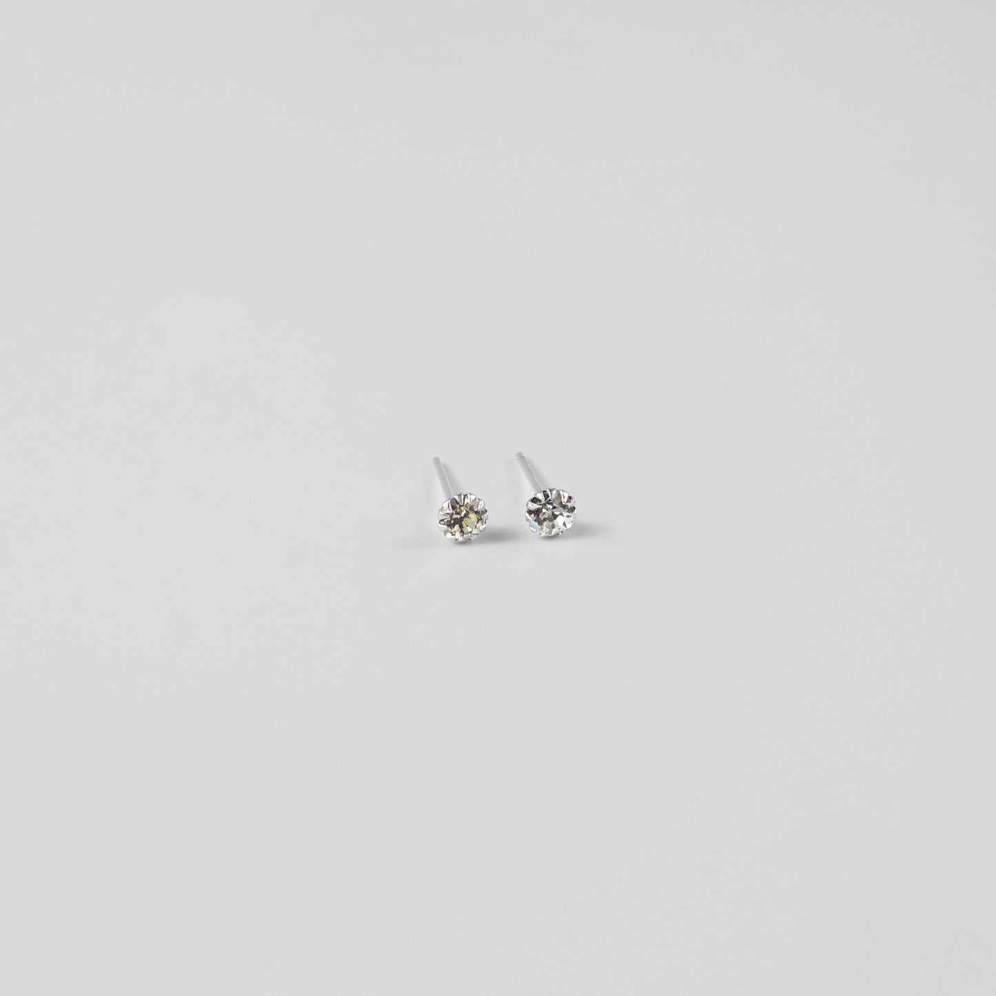 Snow Crystals Ear Studs