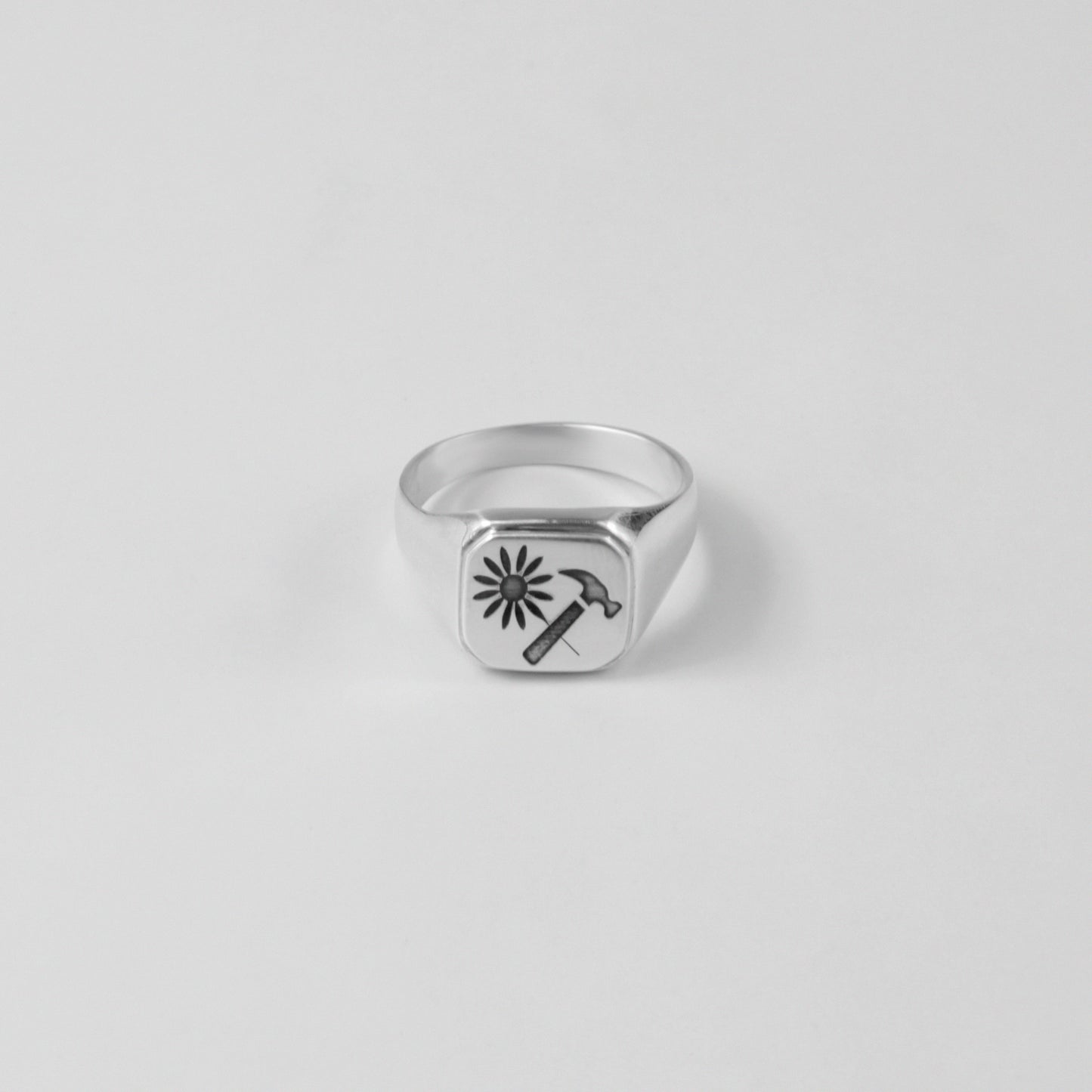Hammer & Bloom Ring