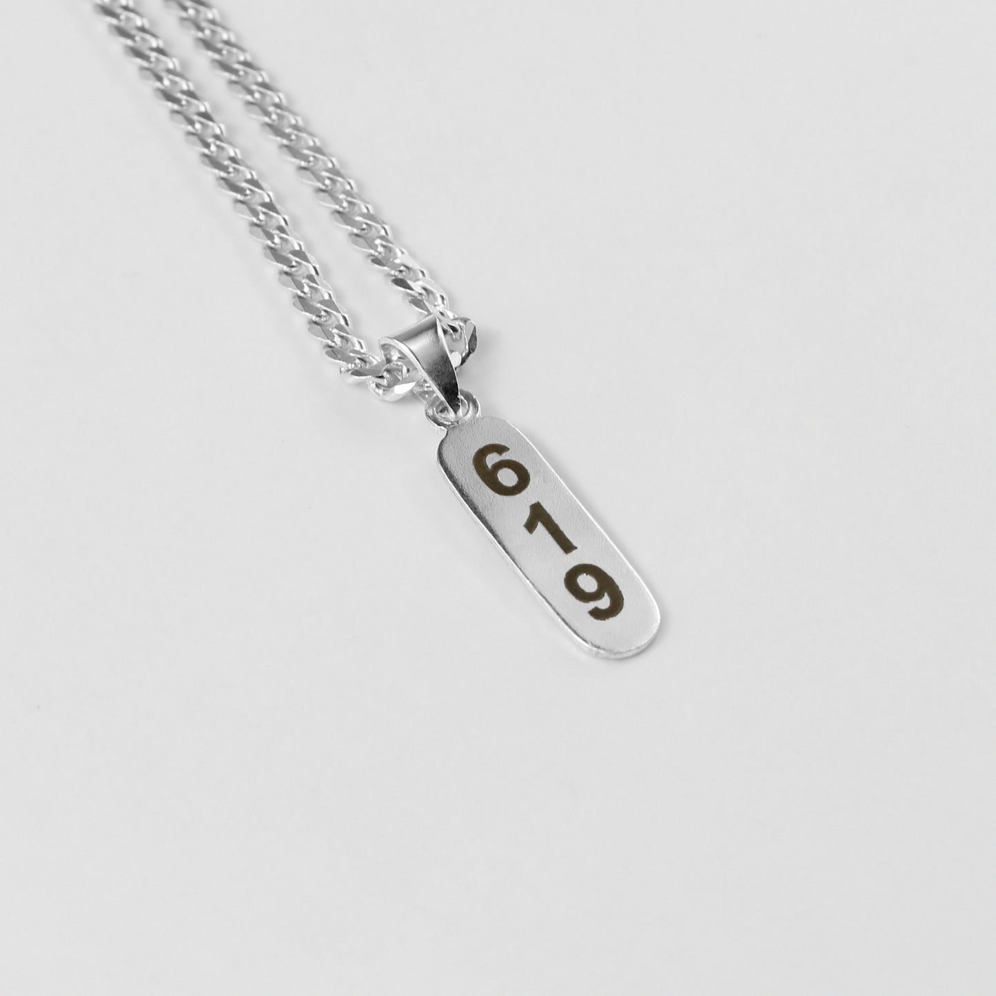 Engraved 619 Keepsake Pendant