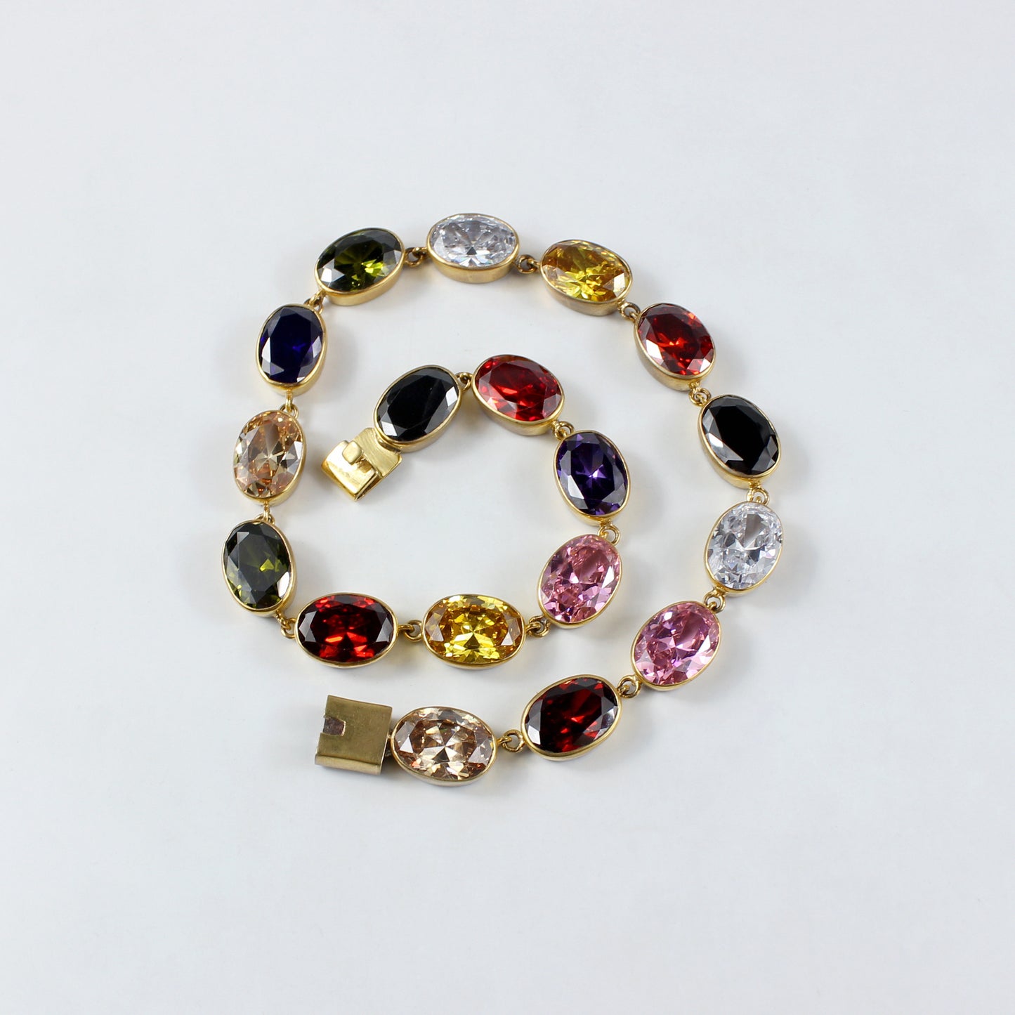 Round Gemstone Necklace