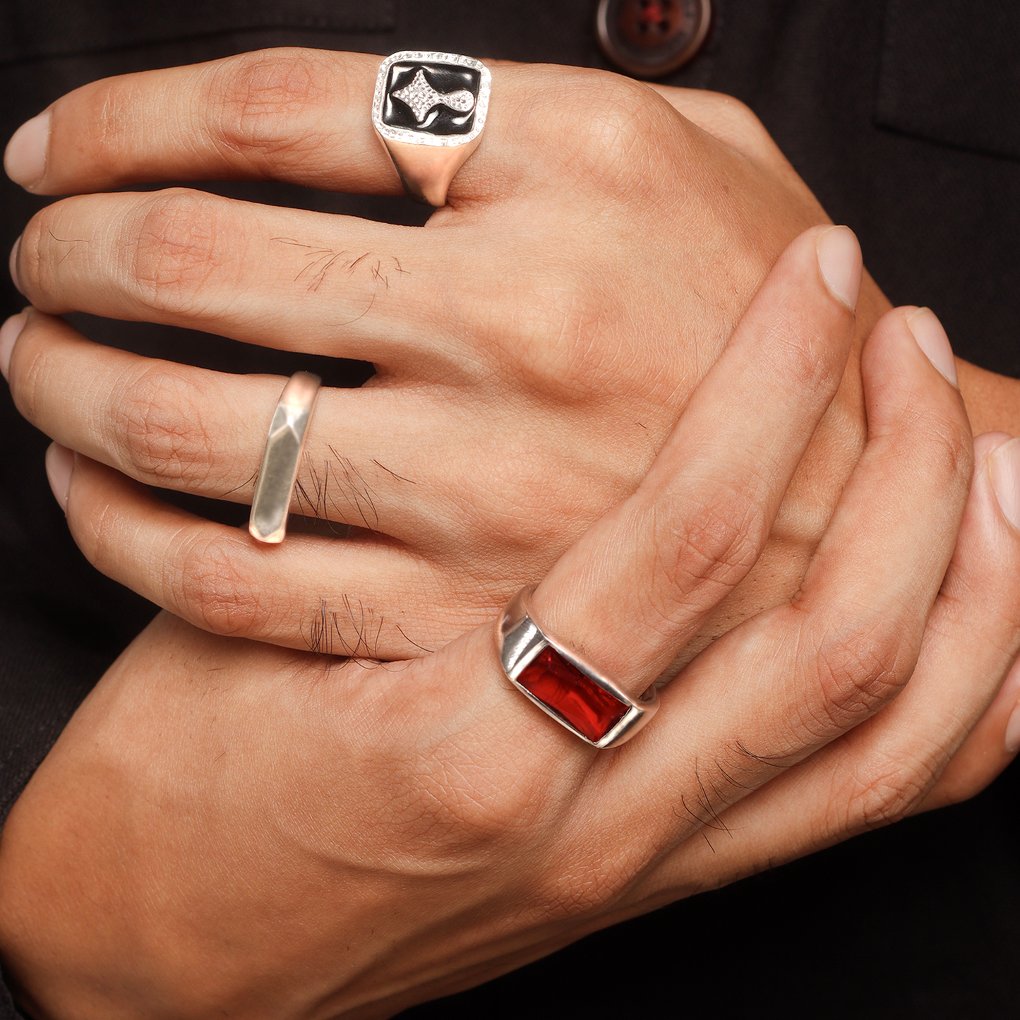 Midnight Templar Icon Ring