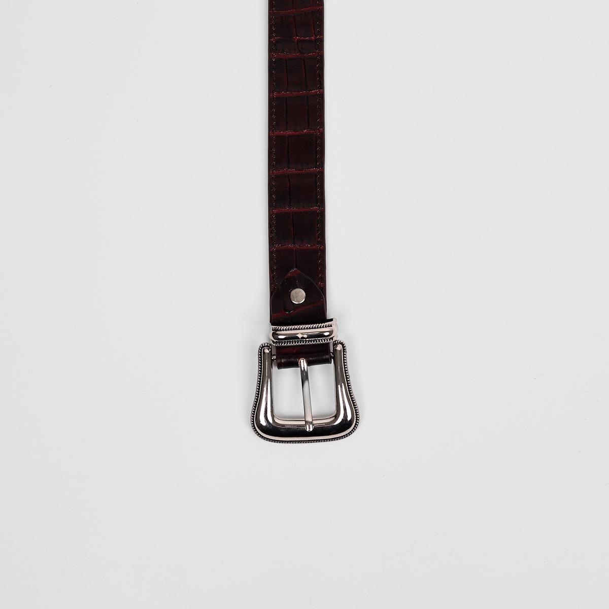 Briar & Buckle Belt (Bordo)