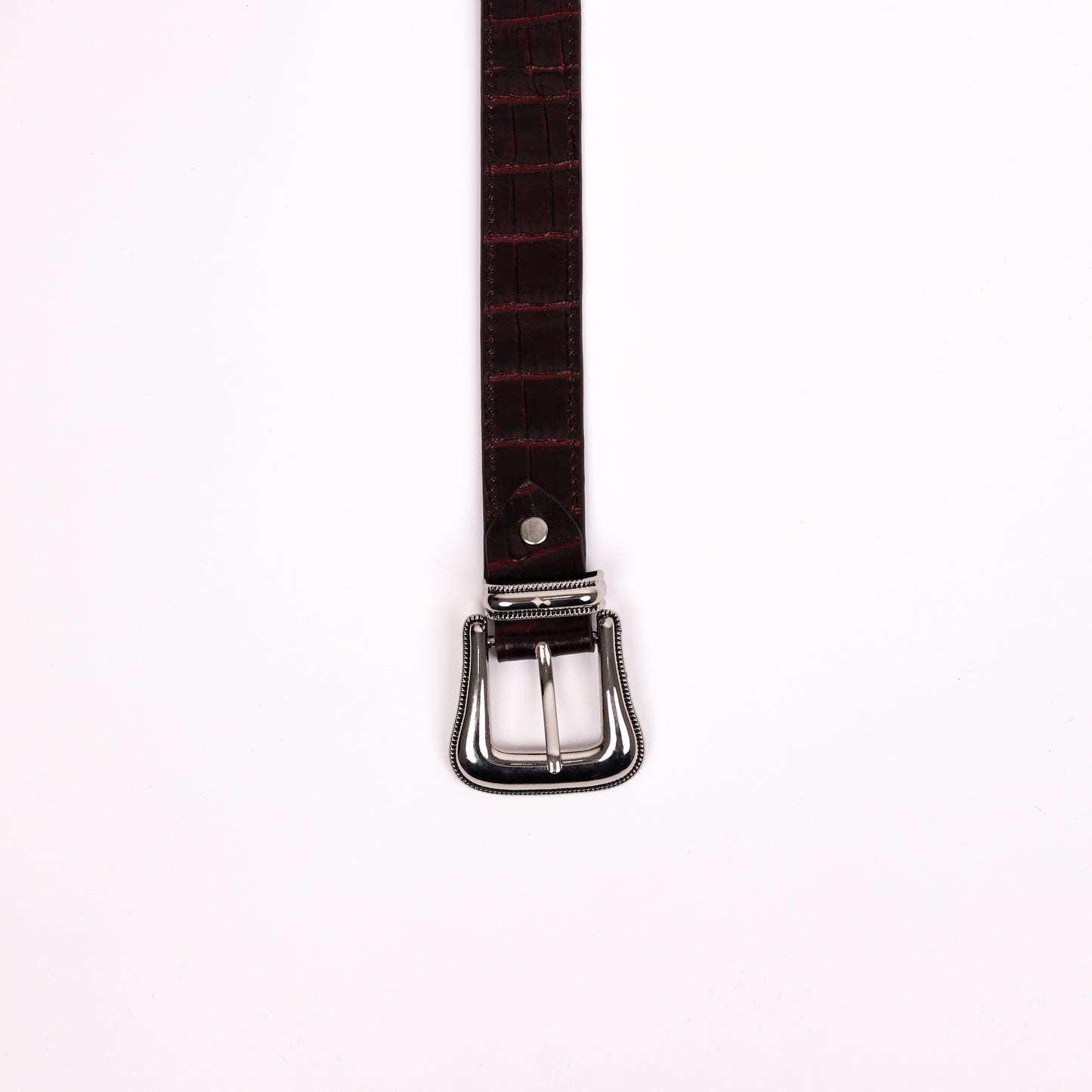 Briar & Buckle Belt (Bordo)