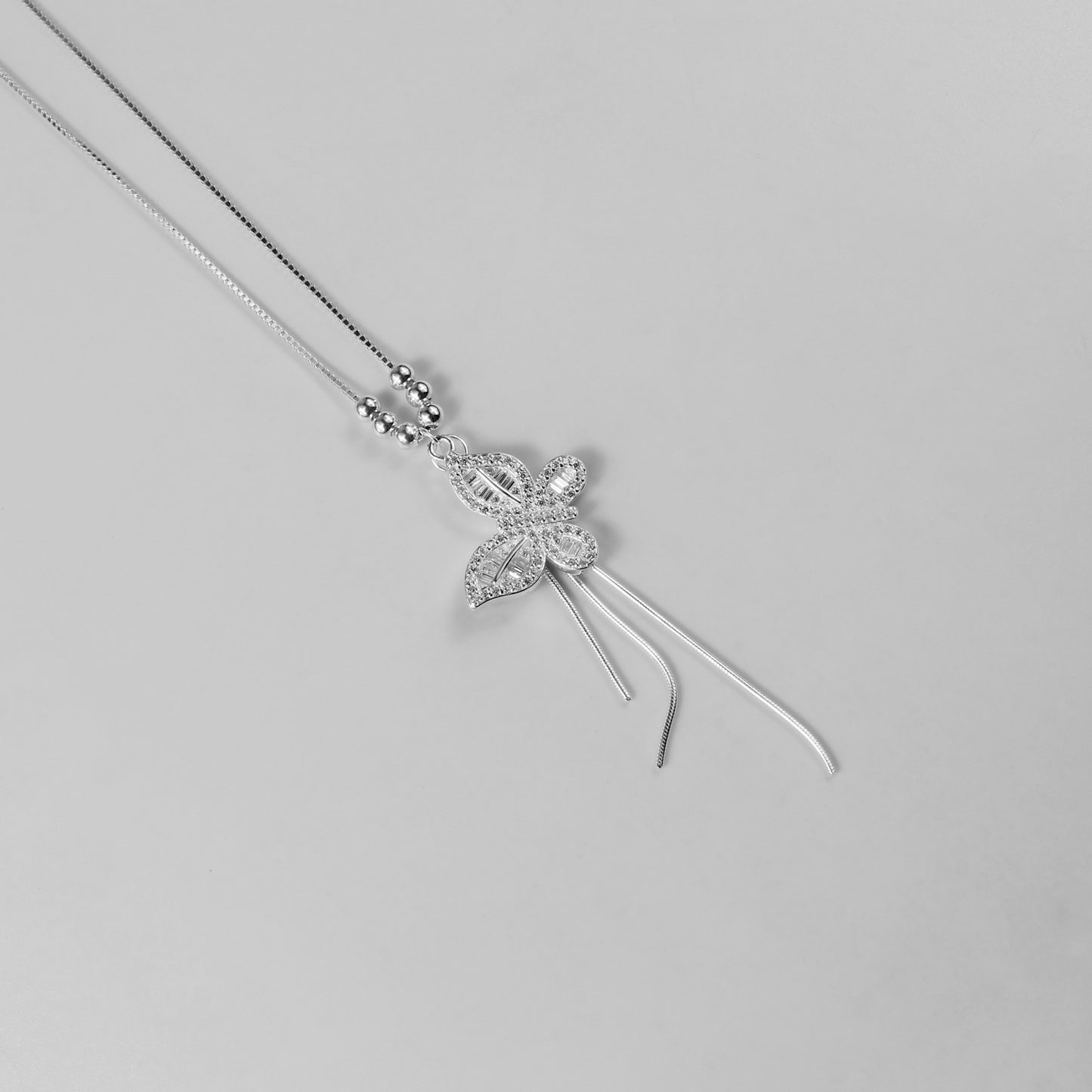 Crystal Wingfall Necklace