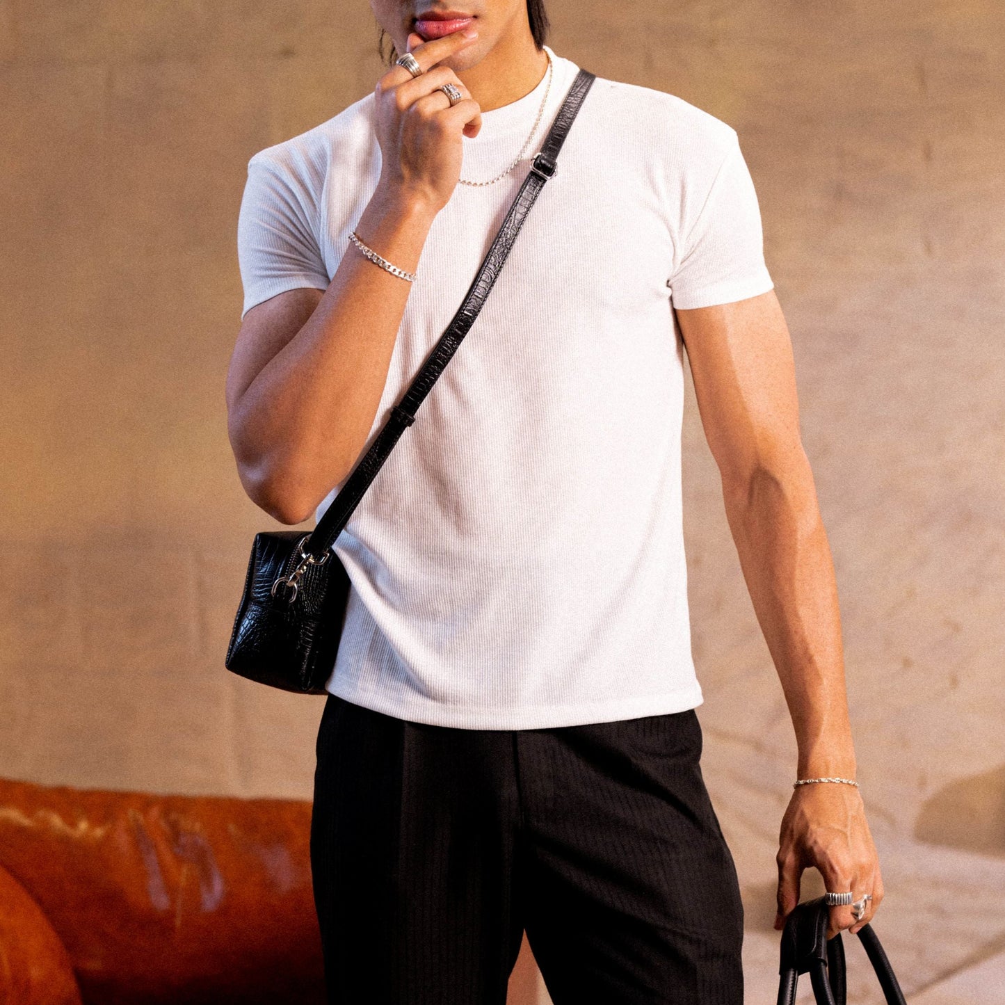 Archieve Ribbed Aura T-Shirt