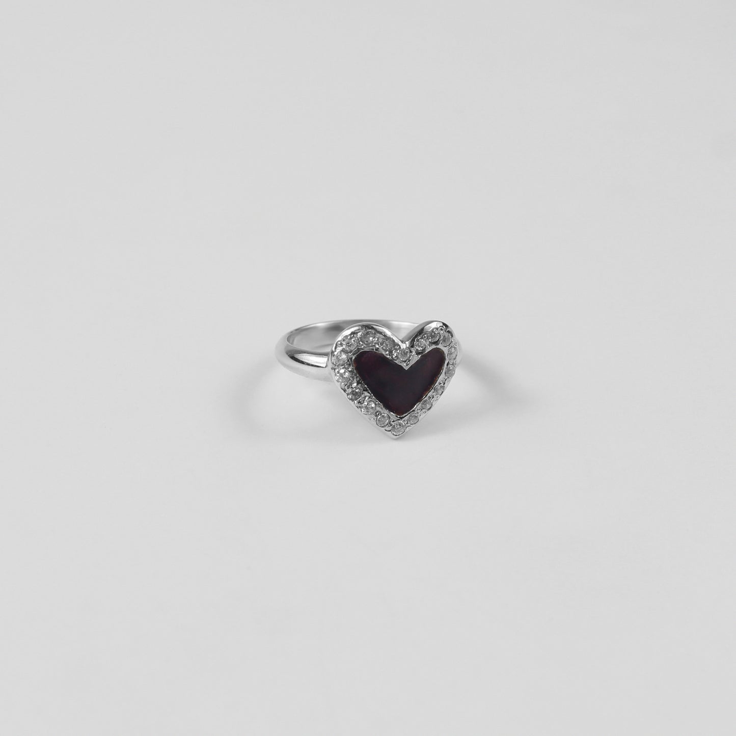 Heartlight Solitaire Ring