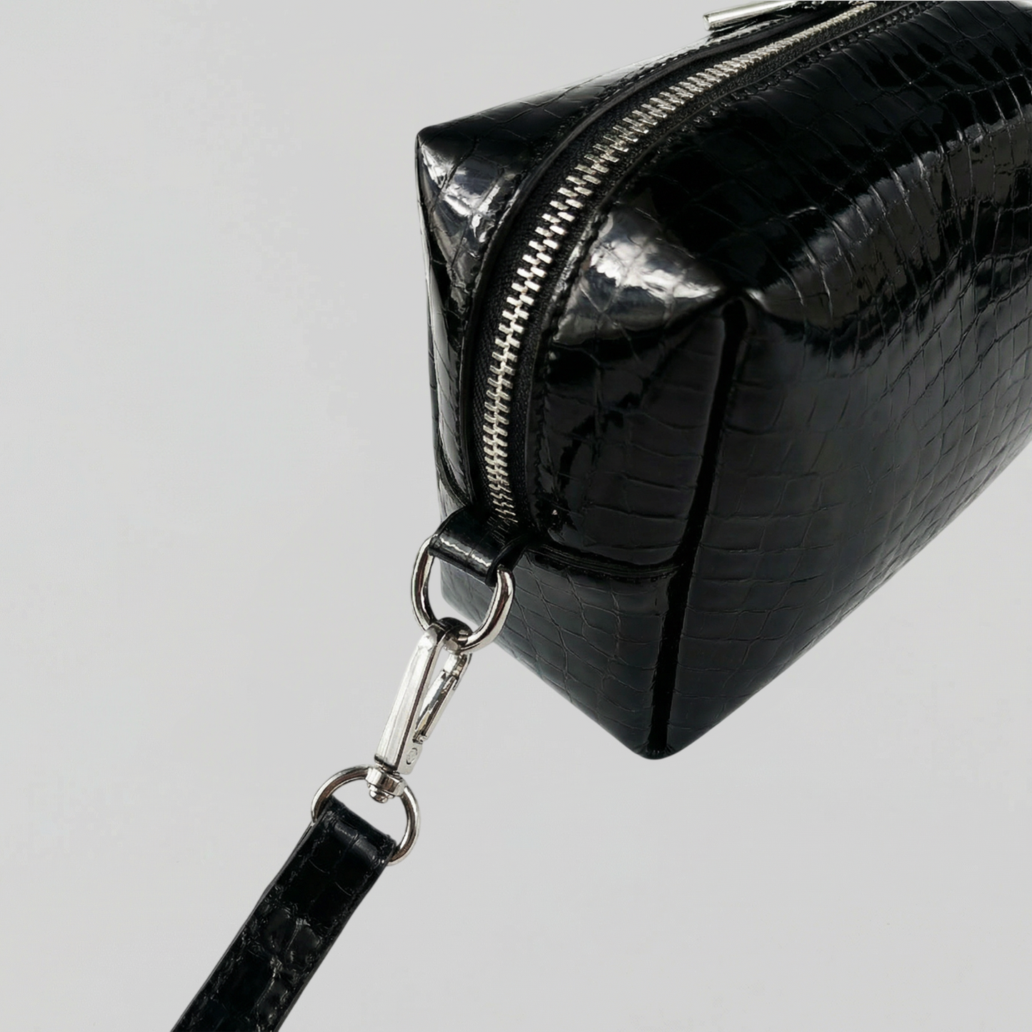 Juice Monogram Crossbody Bag (Black)