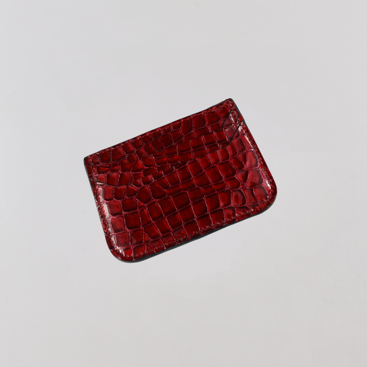 Juice Scarlet Croc Card Holder (Red)