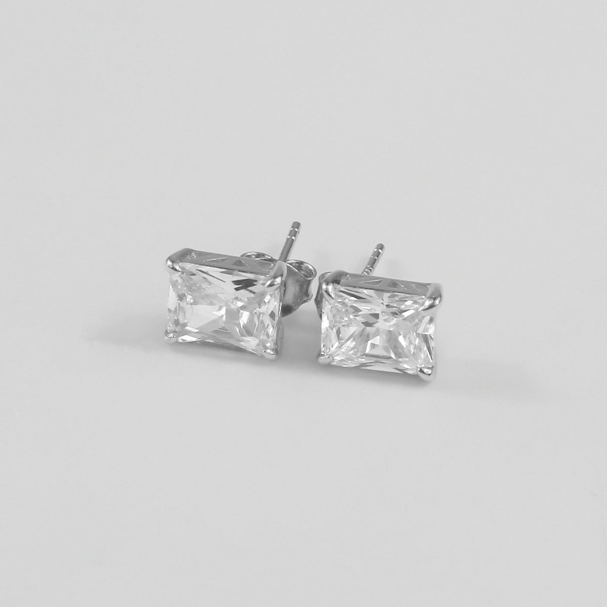 Prism Square Ear Studs