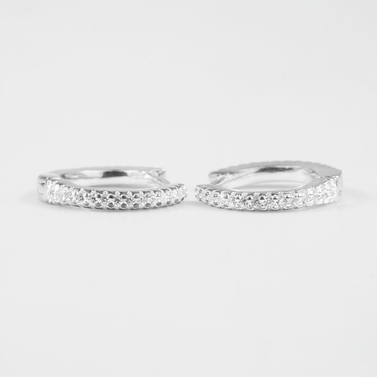Round Sparkle Hoops