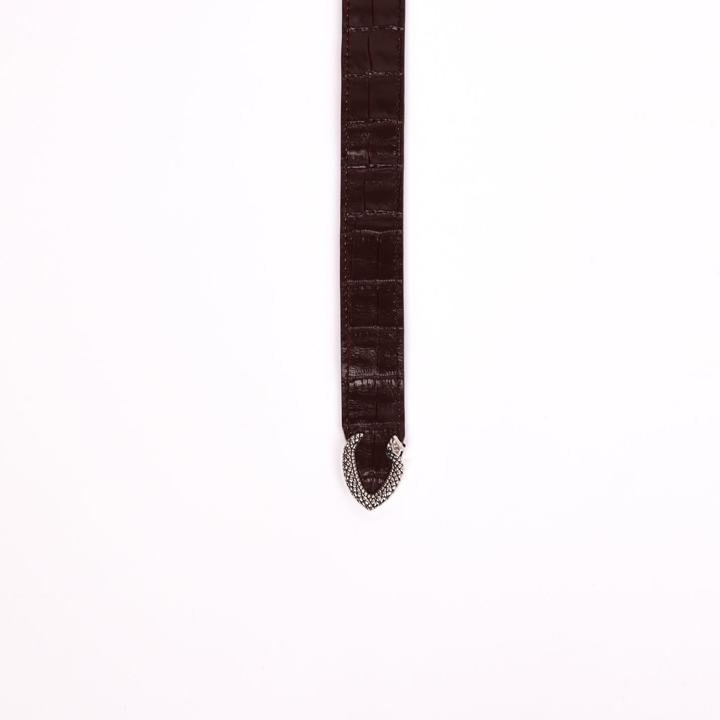 Serpent Croc Belt (Brown)