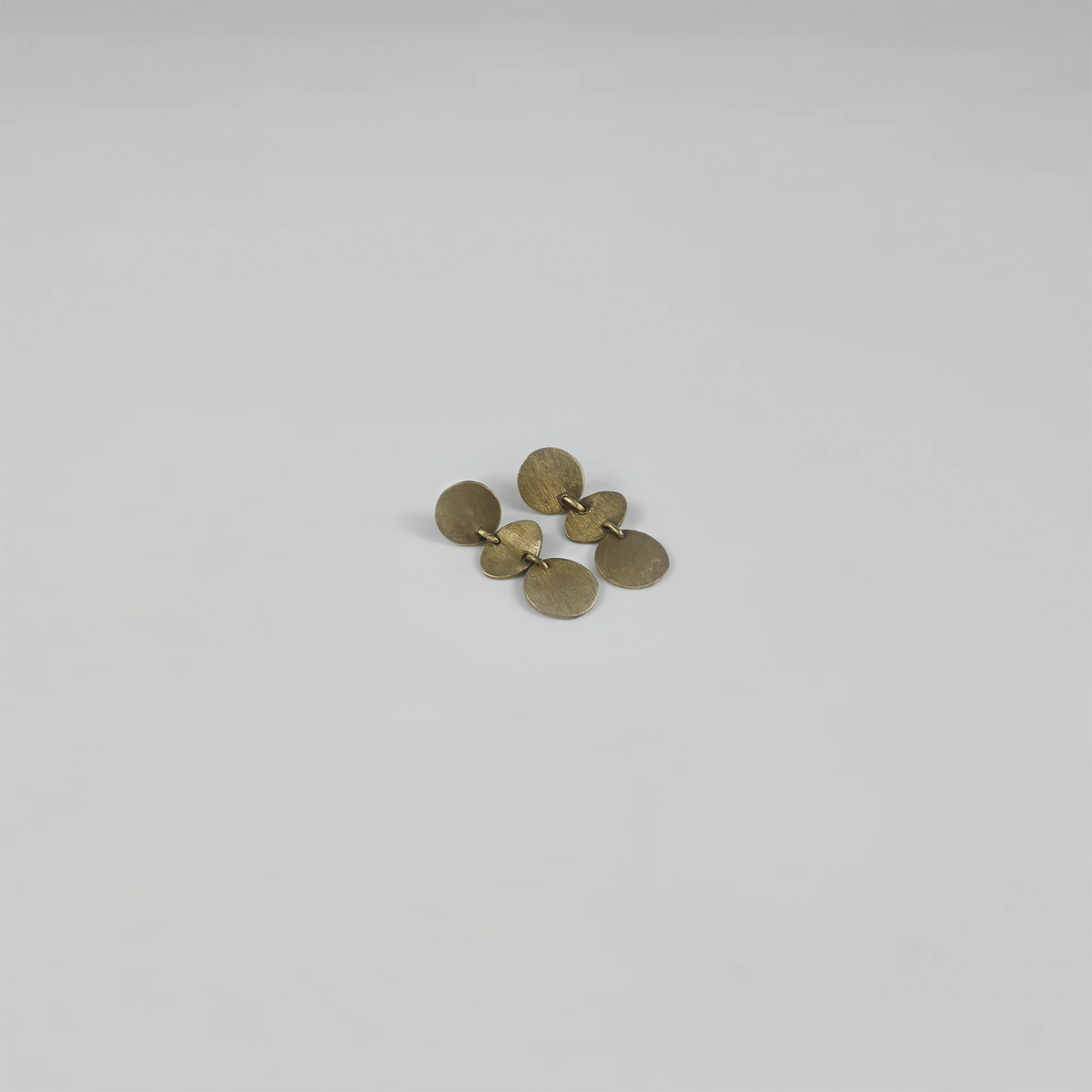 Solstice Tiered Disc Earrings