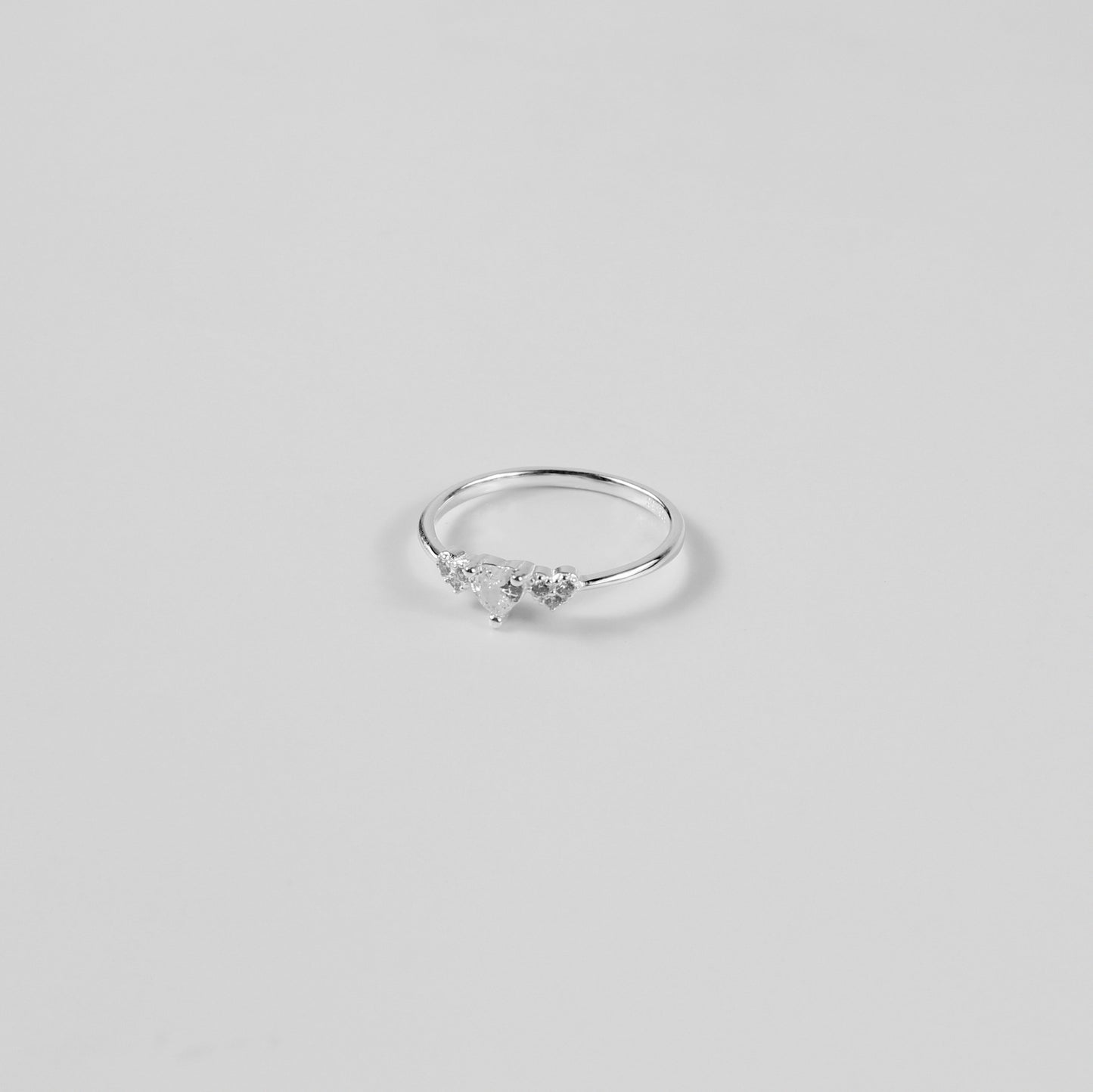 Trinity Heart Ring