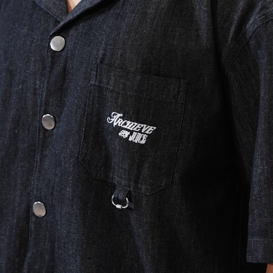 Archieve Black Denim Shirt