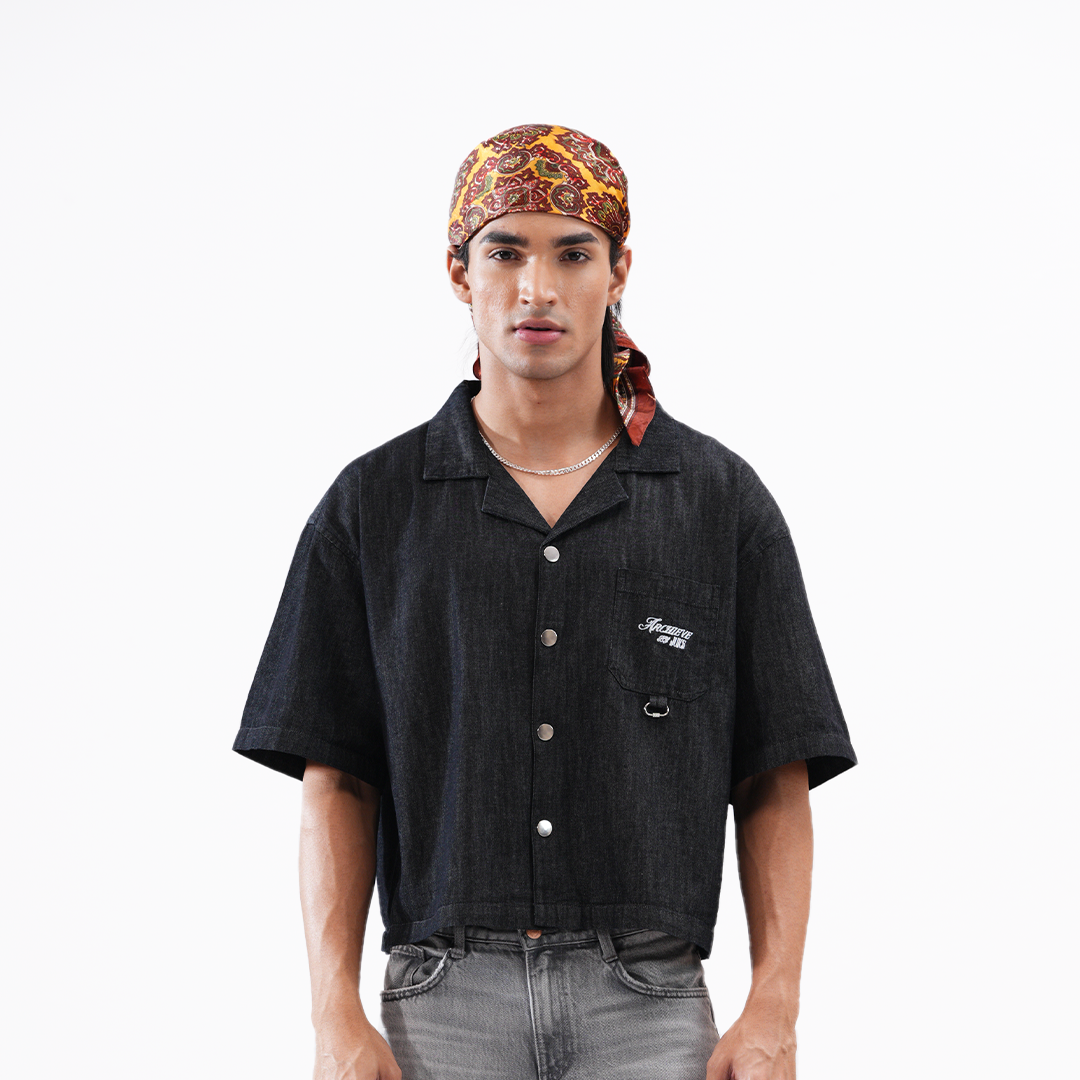 Archieve Black Denim Shirt