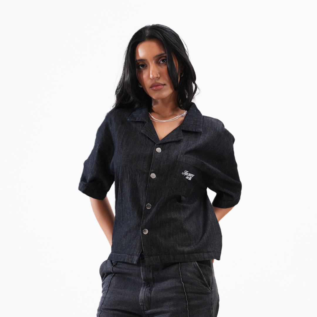 Archieve Black Denim Shirt