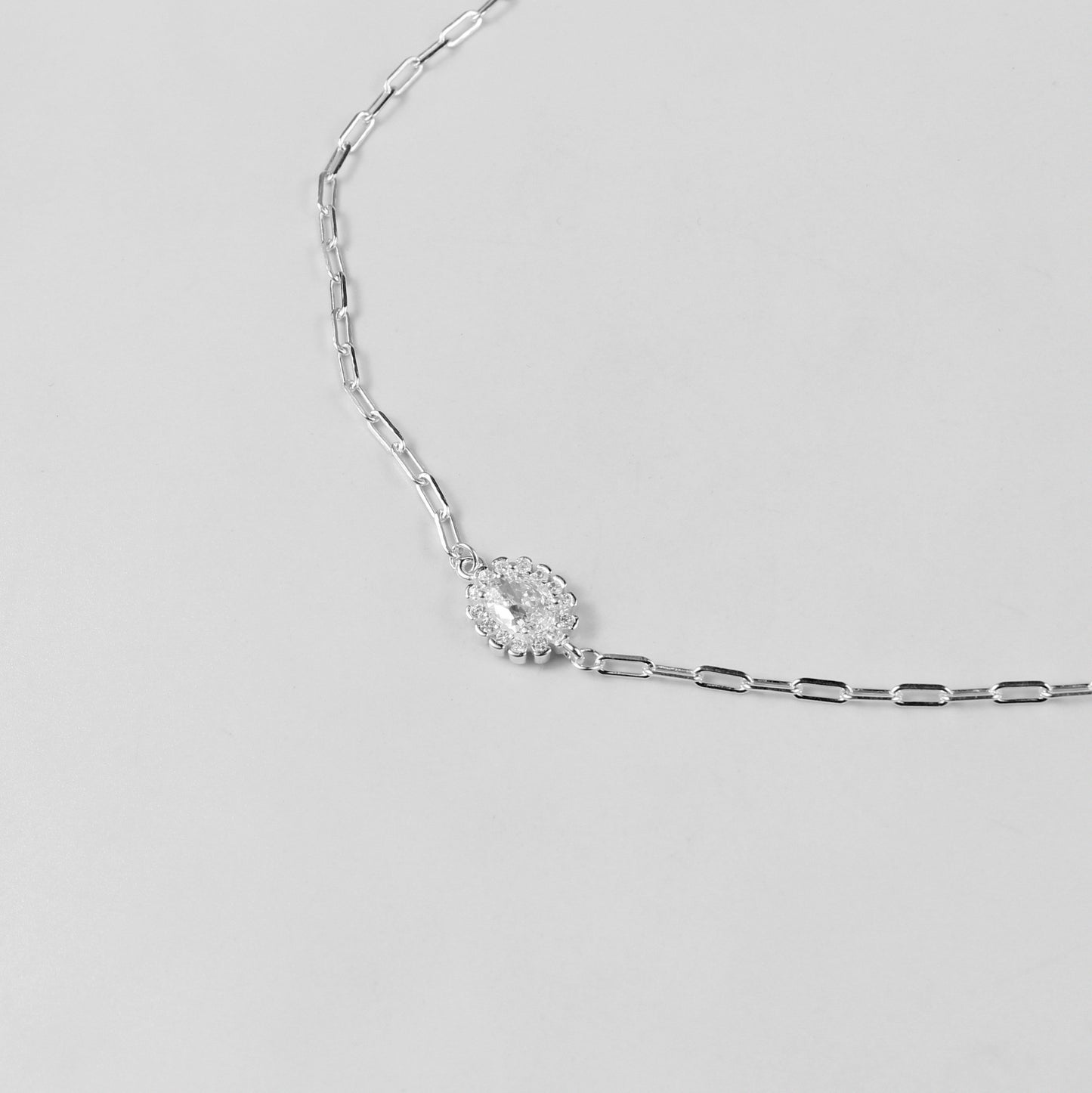 A sophisticated set of 'Serein Anklets,' made with 925 sterling silver, blending timeless elegance with a serene and flowing design.