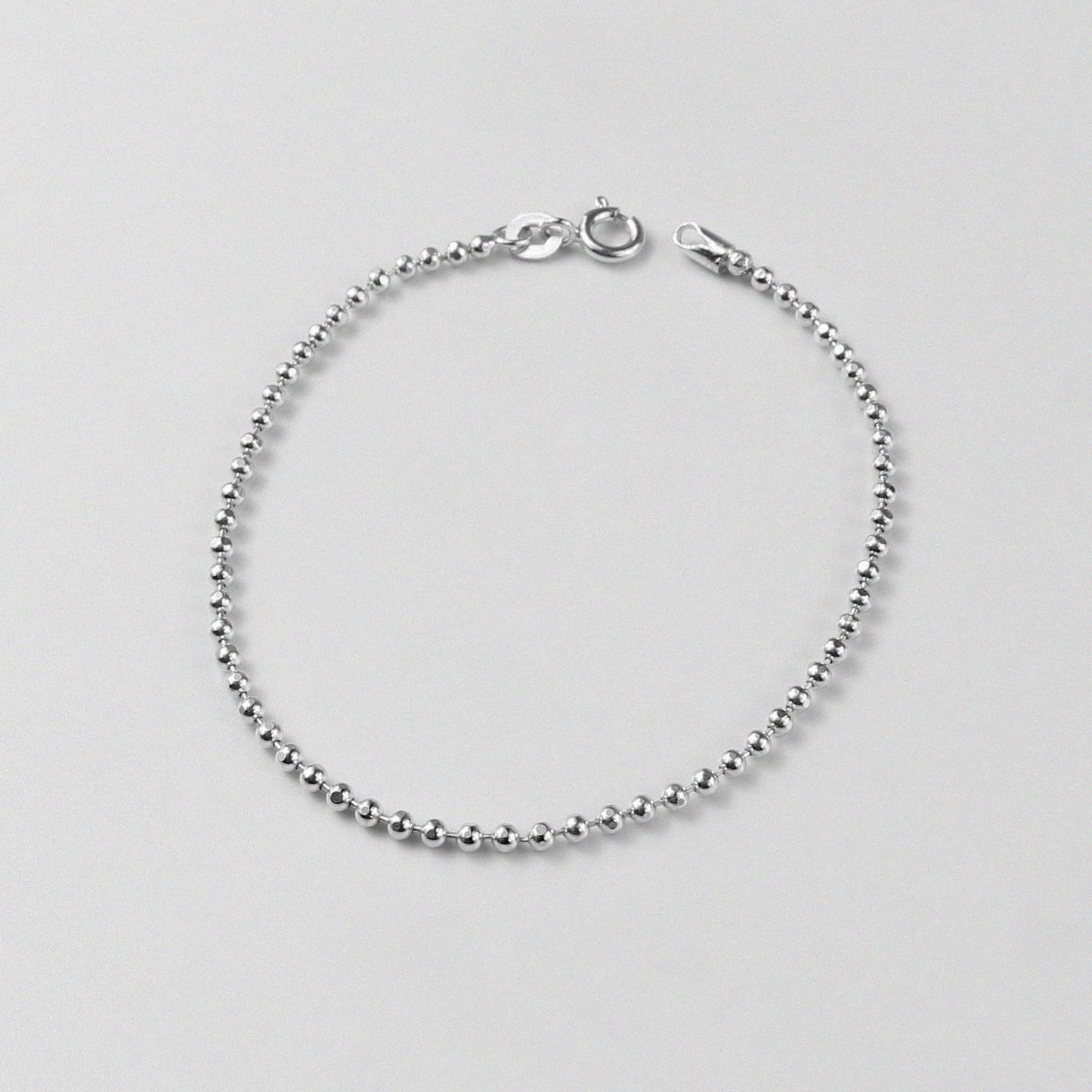 Ball Bracelet - An elegant 925 sterling silver bracelet by GetTheJuice, featuring delicate silver balls that add a touch of sophistication and charm to any wrist.