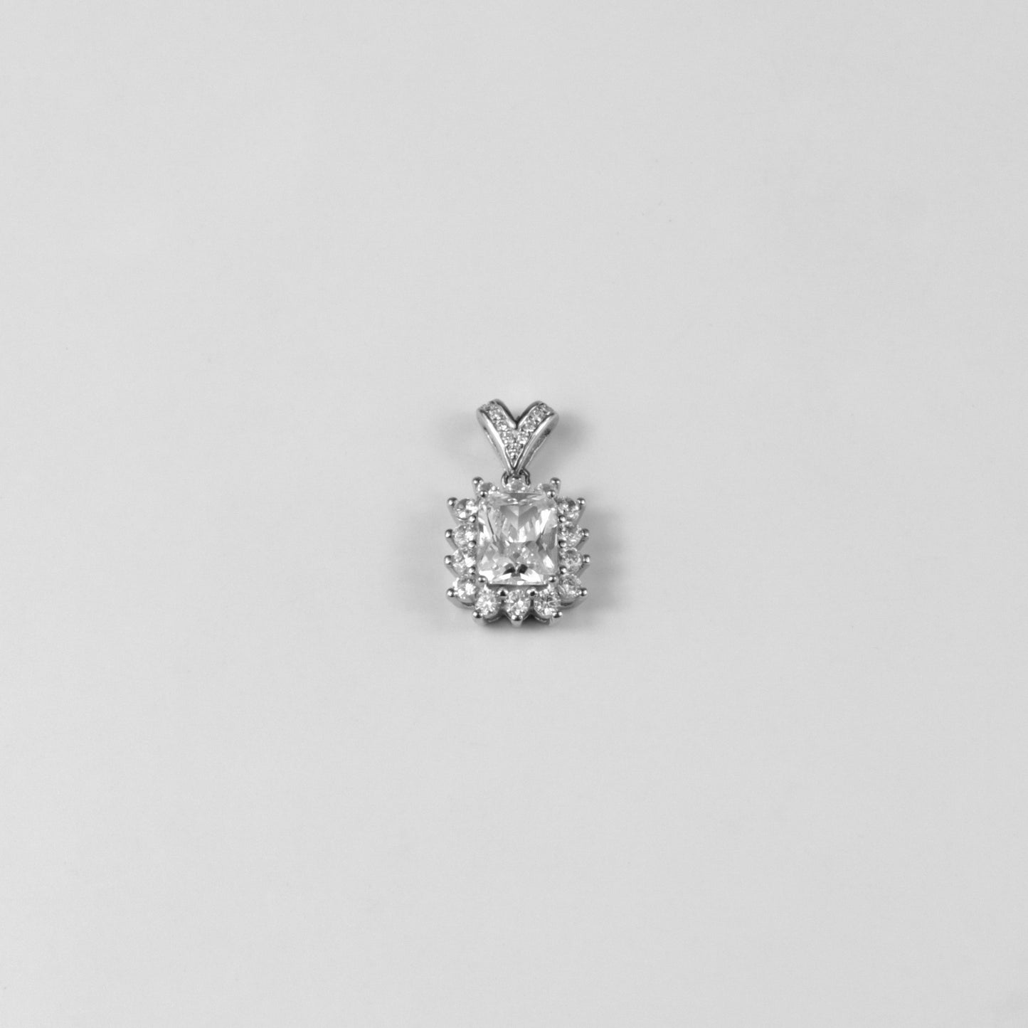 The 'Alpine Jewel' necklace, elegantly crafted from 925 sterling silver, inspired by the pristine beauty and timeless charm of alpine landscapes.