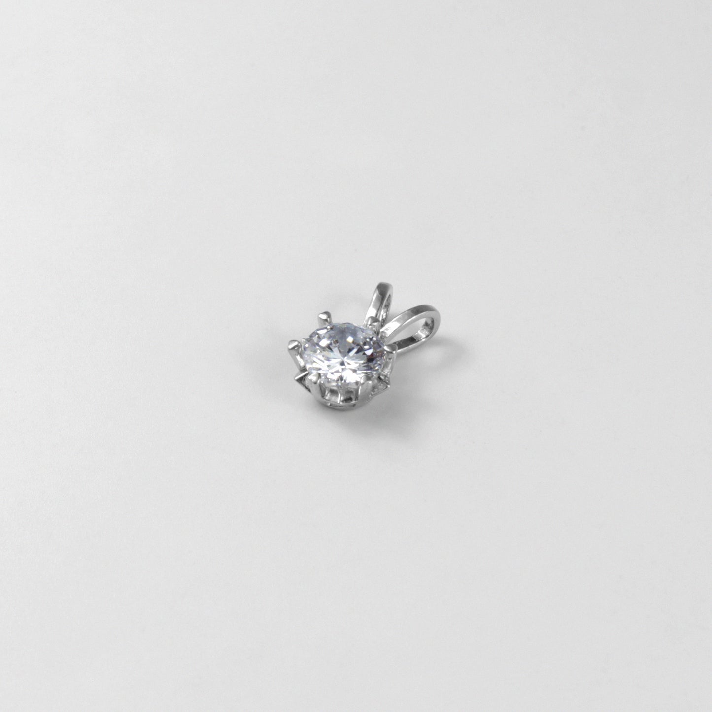 A refined 'Crystal Veil' necklace, crafted from premium 925 sterling silver, showcasing a captivating crystal-inspired design with a touch of timeless elegance.