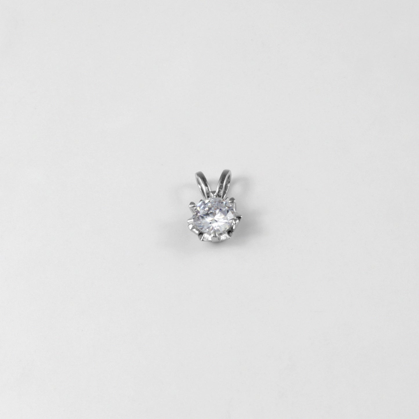 A refined 'Crystal Veil' necklace, crafted from premium 925 sterling silver, showcasing a captivating crystal-inspired design with a touch of timeless elegance.