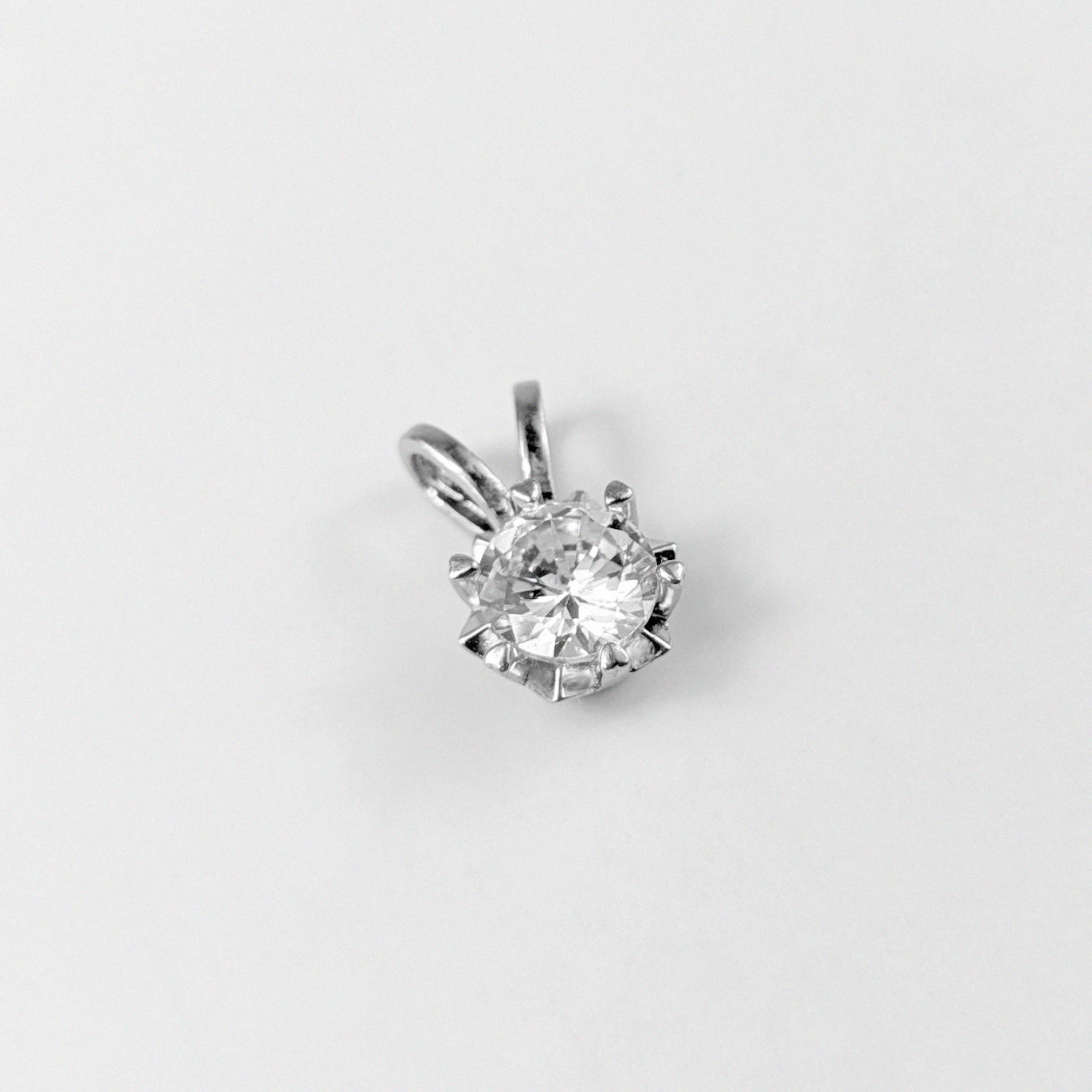 A refined 'Crystal Veil' necklace, crafted from premium 925 sterling silver, showcasing a captivating crystal-inspired design with a touch of timeless elegance.