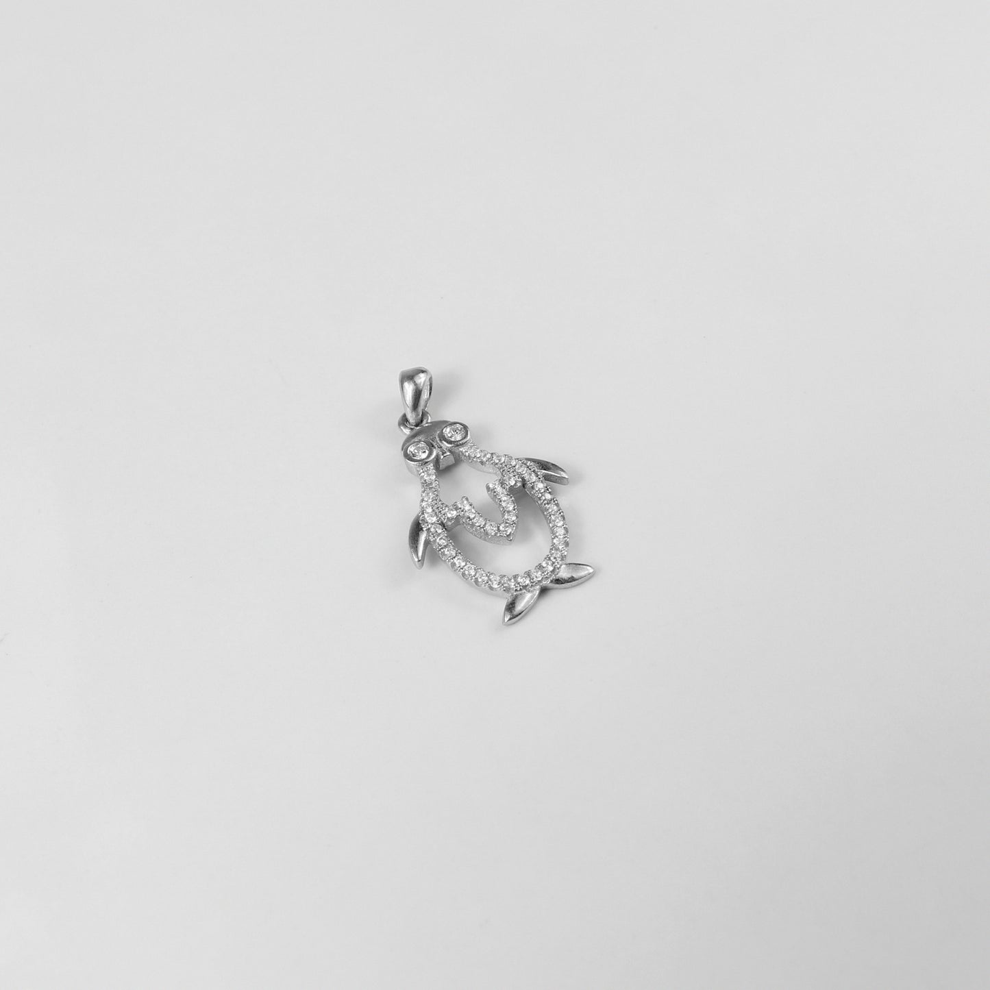 An elegant necklace named 'Icy Wings,' crafted from 925 sterling silver. Its design showcases wing-like motifs with a frosty shimmer, radiating grace and freedom.