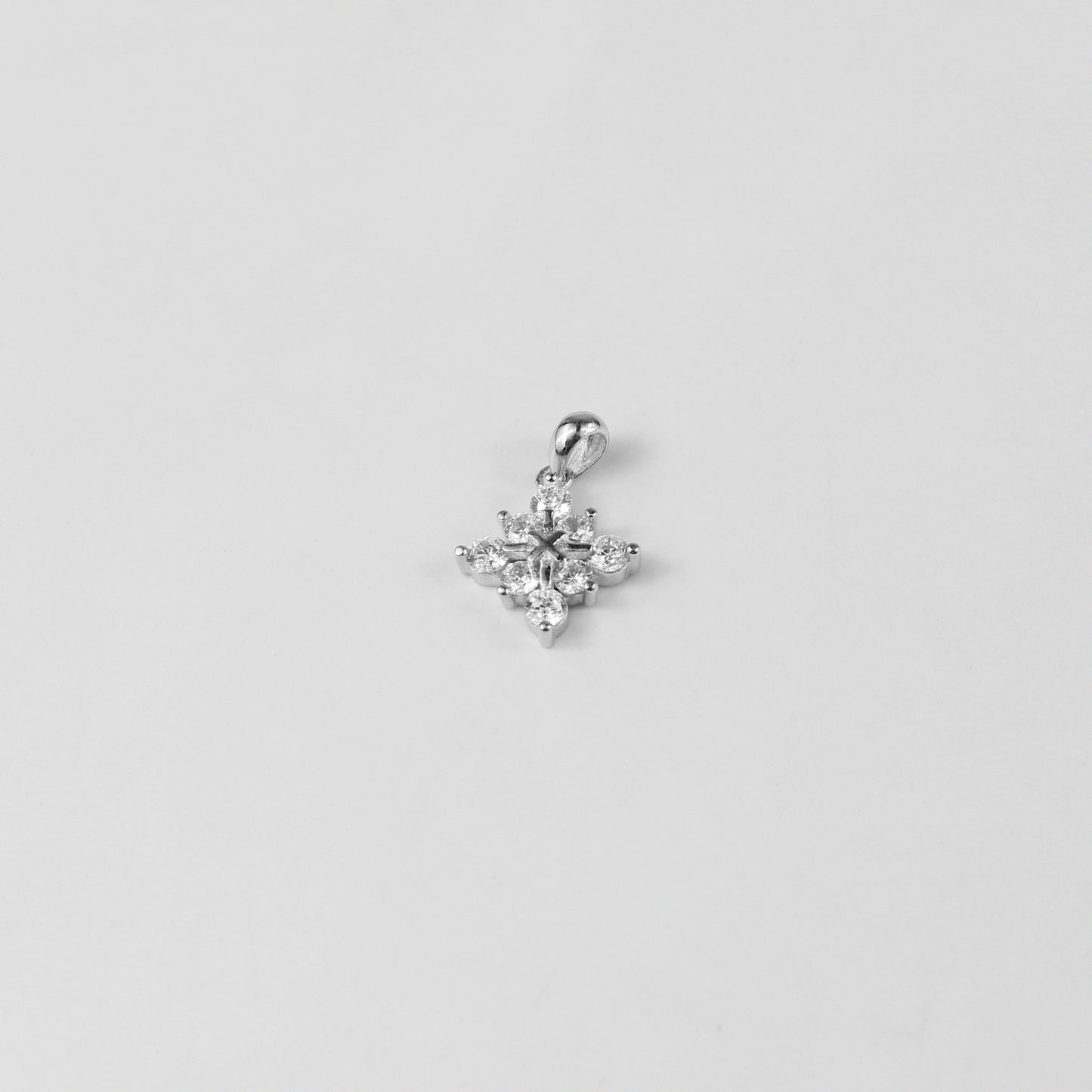 An elegant necklace named 'Lumine,' crafted from 925 sterling silver. Its radiant design captures the essence of light and brilliance, exuding a timeless and luminous charm.