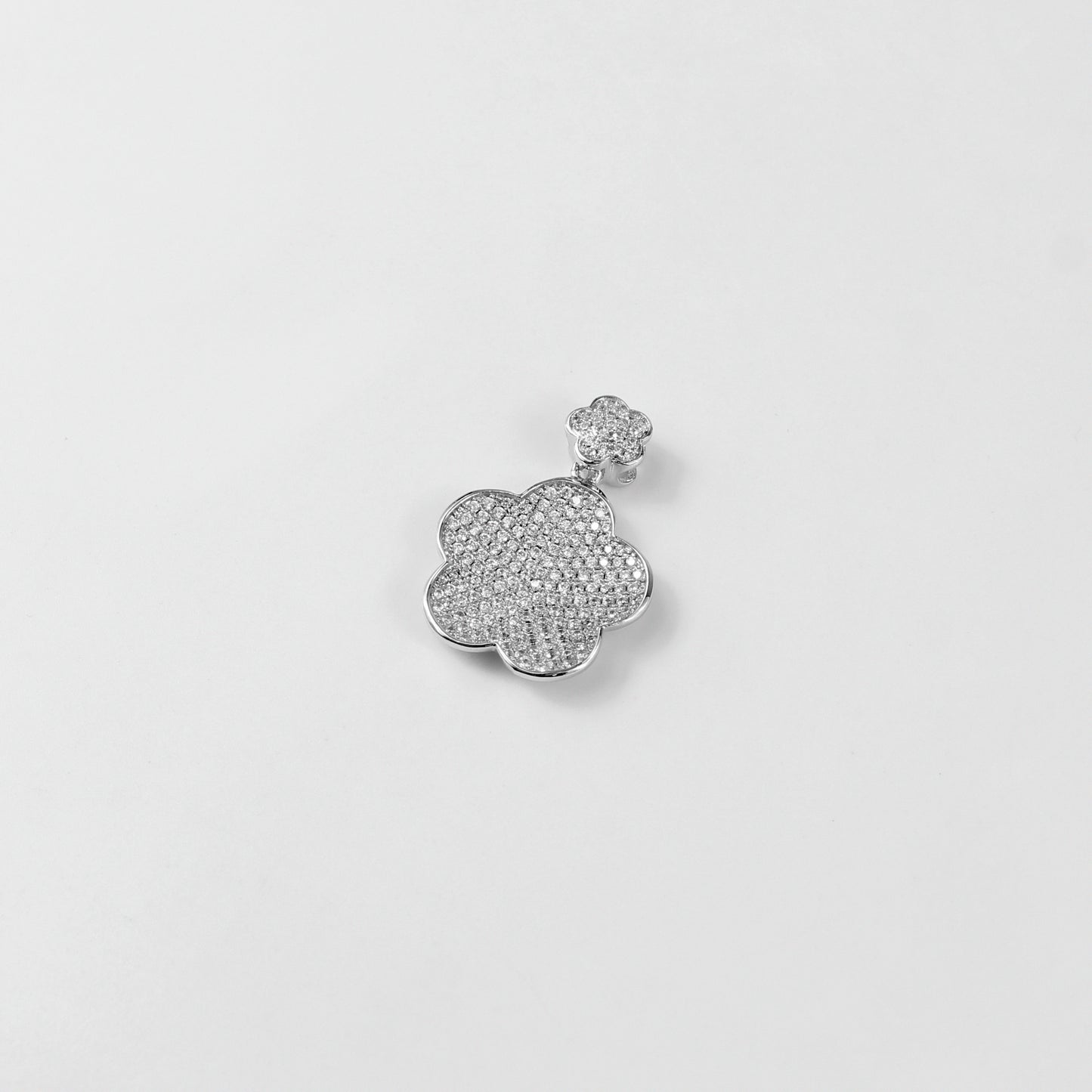 An ethereal necklace named 'Seraphic Gem,' crafted from 925 sterling silver. Its design features a celestial-inspired gem centerpiece, radiating divine elegance and timeless beauty.