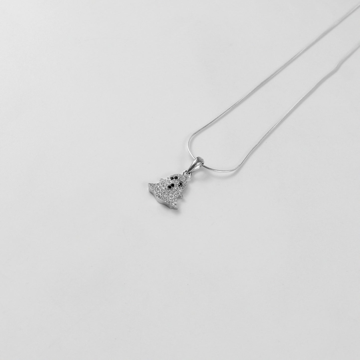 An enchanting necklace named 'Soulbound,' crafted from 925 sterling silver. Its intricate design symbolizes deep connection and eternal unity, radiating timeless elegance.
