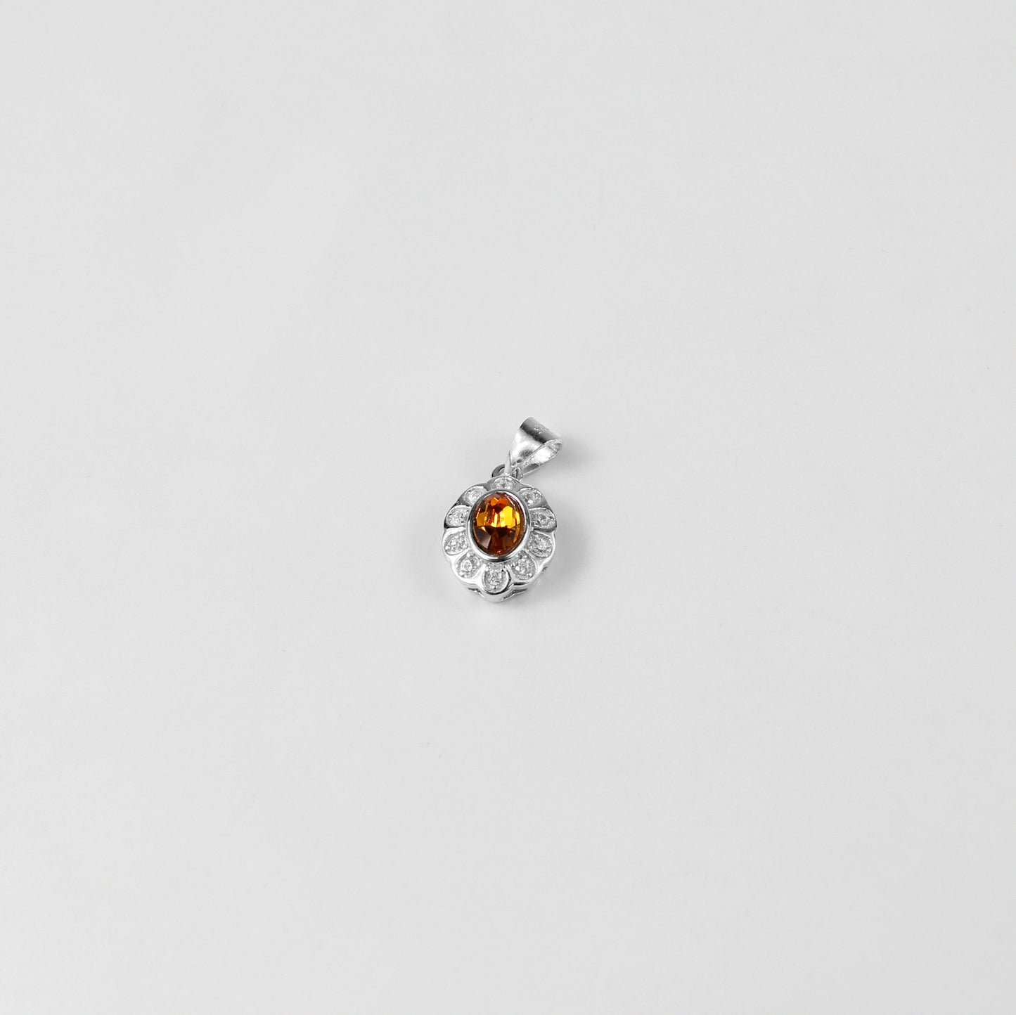 A vibrant necklace named 'Yellow Echo,' crafted from 925 sterling silver. Its design features radiant yellow accents, evoking warmth and energy with a modern, stylish flair.