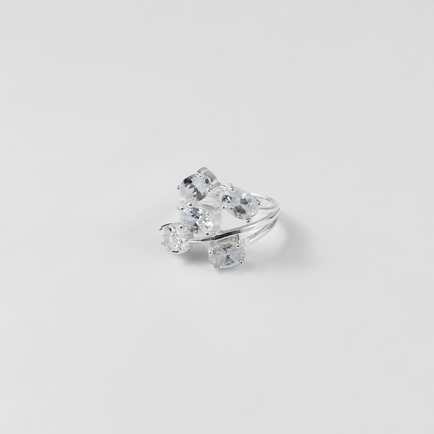 925 sterling silver ring named 'Celestial Cluster,' designed with an intricate arrangement of shimmering clusters that evoke the beauty of stars in a night sky. A perfect accessory for those who admire celestial elegance and timeless sophistication.