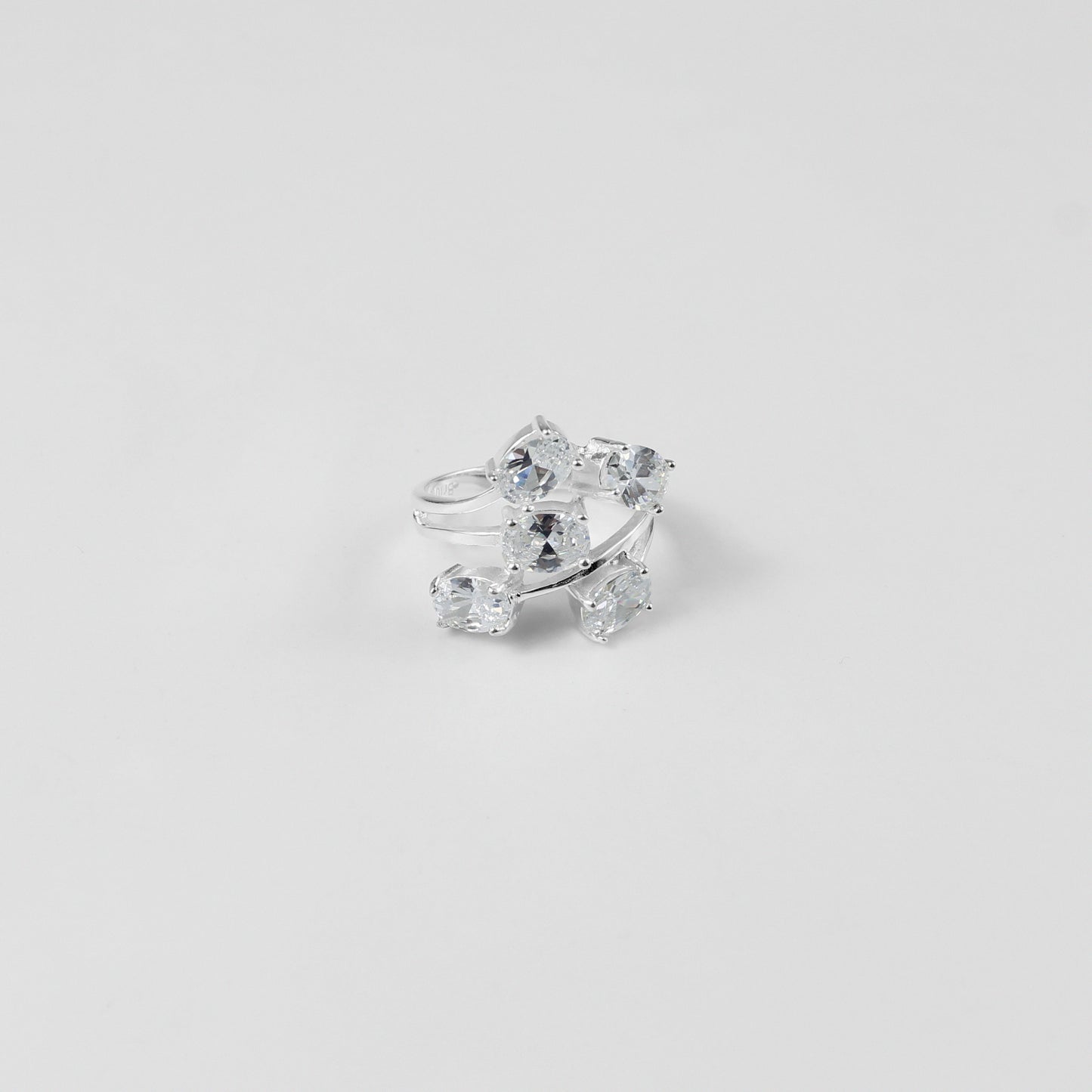 925 sterling silver ring named 'Celestial Cluster,' designed with an intricate arrangement of shimmering clusters that evoke the beauty of stars in a night sky. A perfect accessory for those who admire celestial elegance and timeless sophistication.