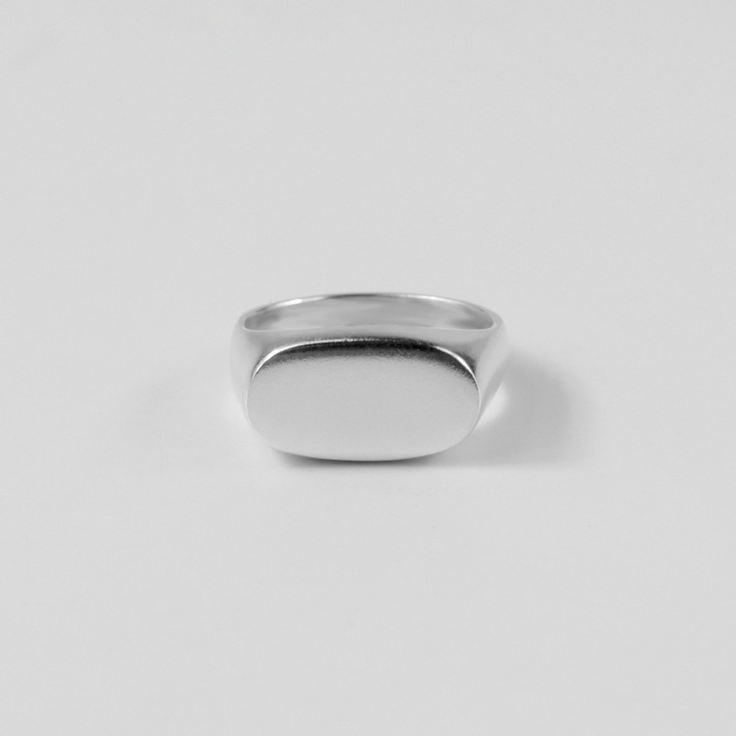 Sterling silver ring stamped '925,' featuring a minimalist design, named 'CleanSlate Ring.