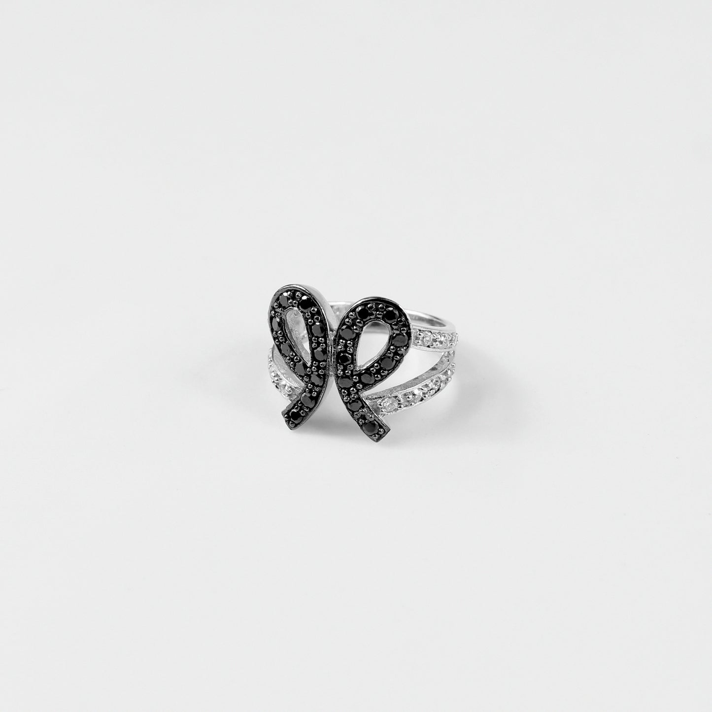 925 sterling silver ring named 'Crystal Dawn,' showcasing a delicate design inspired by the tranquil beauty of the morning light. Its sparkling details evoke the radiance of crystals at sunrise, creating a piece that embodies elegance and renewal.