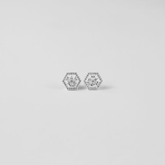 Hexa Halo Ear Studs