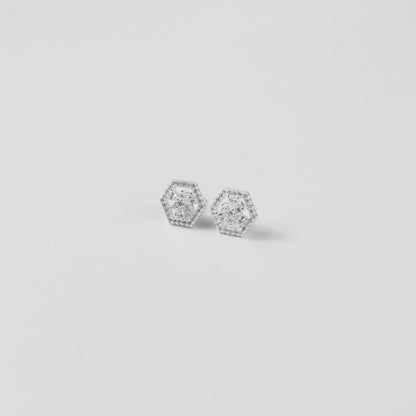 Hexa Halo Ear Studs