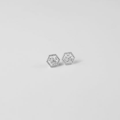 Hexa Halo Ear Studs