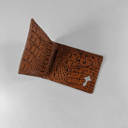 Regal CrocLine Wallet (Sienna)