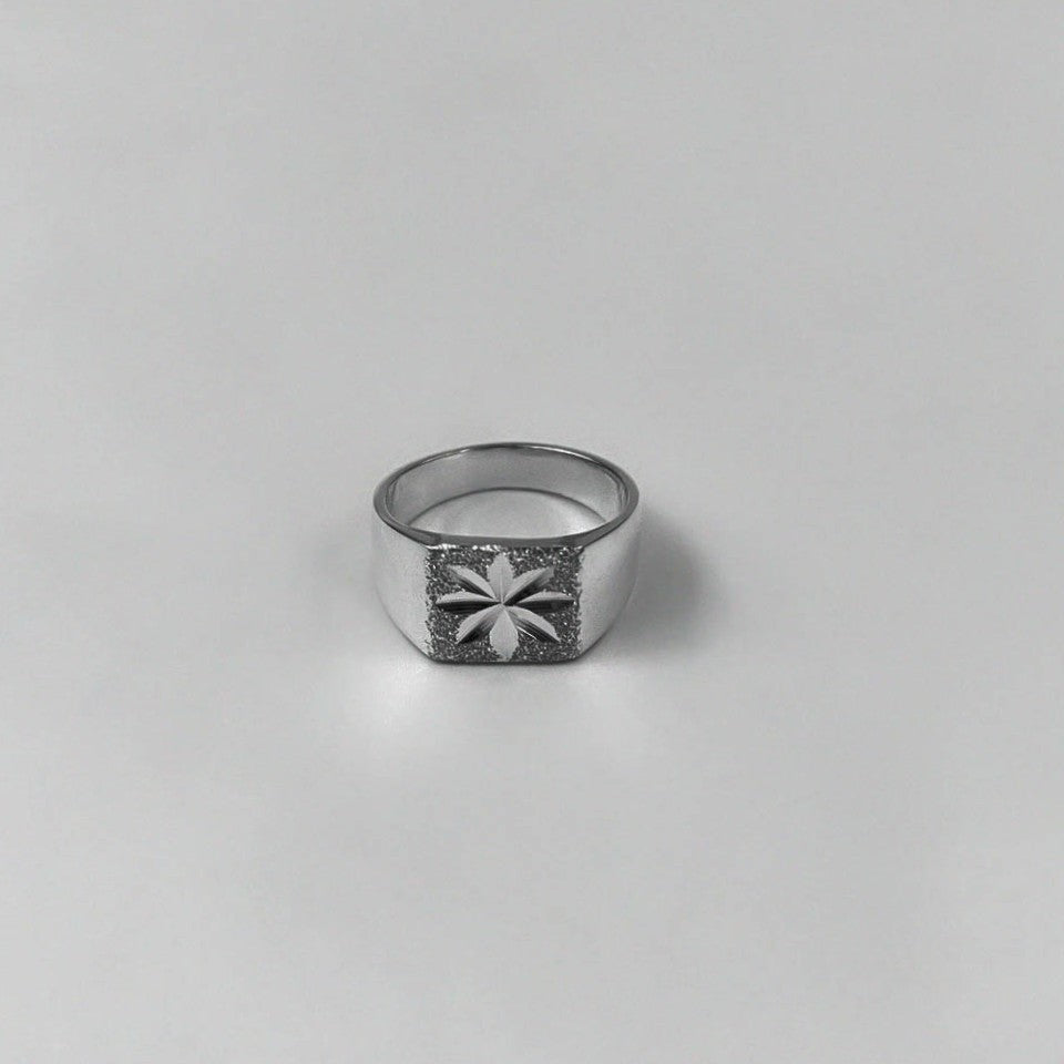 Brass Vintage Polaris Star Ring