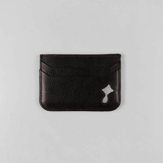 Pure Grain Card Holder (Dark Brown)
