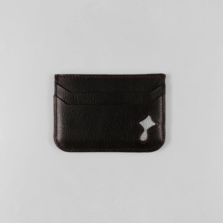 Pure Grain Card Holder (Dark Brown)