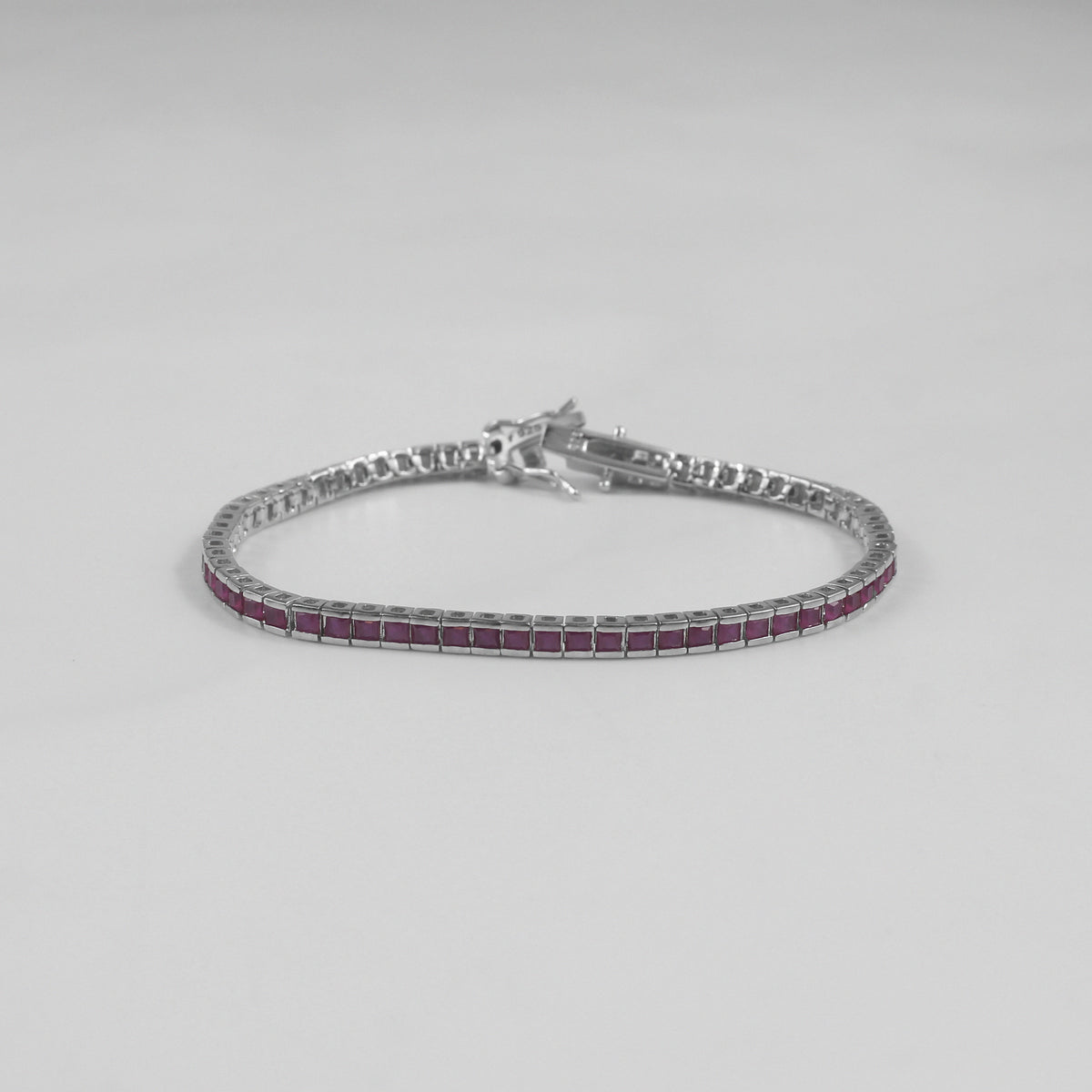 Linear Elegance Tennis Bracelet