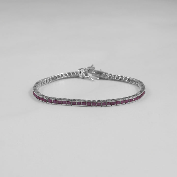 Linear Elegance Tennis Bracelet