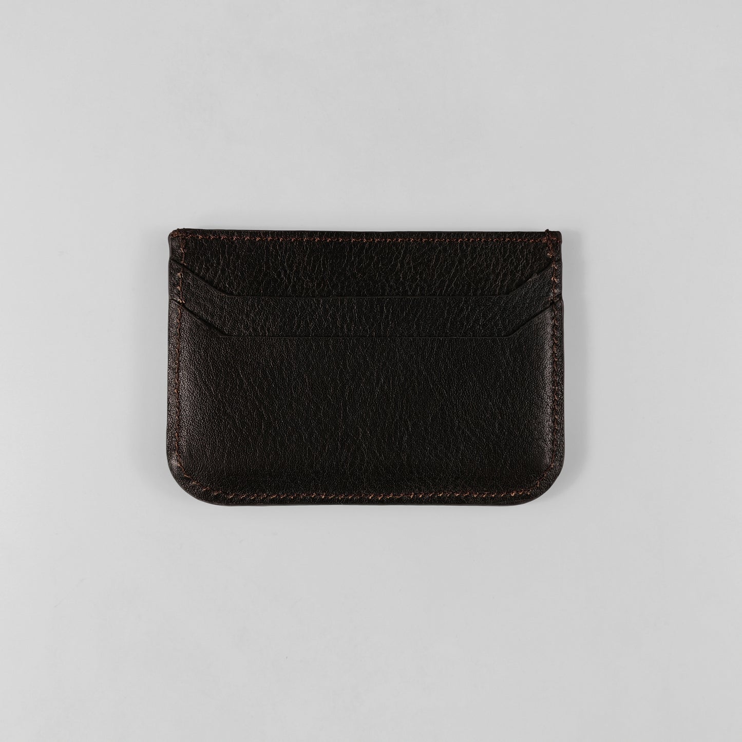 Pure Grain Card Holder (Dark Brown)