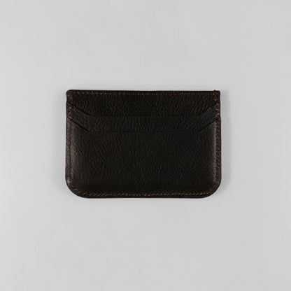 Pure Grain Card Holder (Dark Brown)