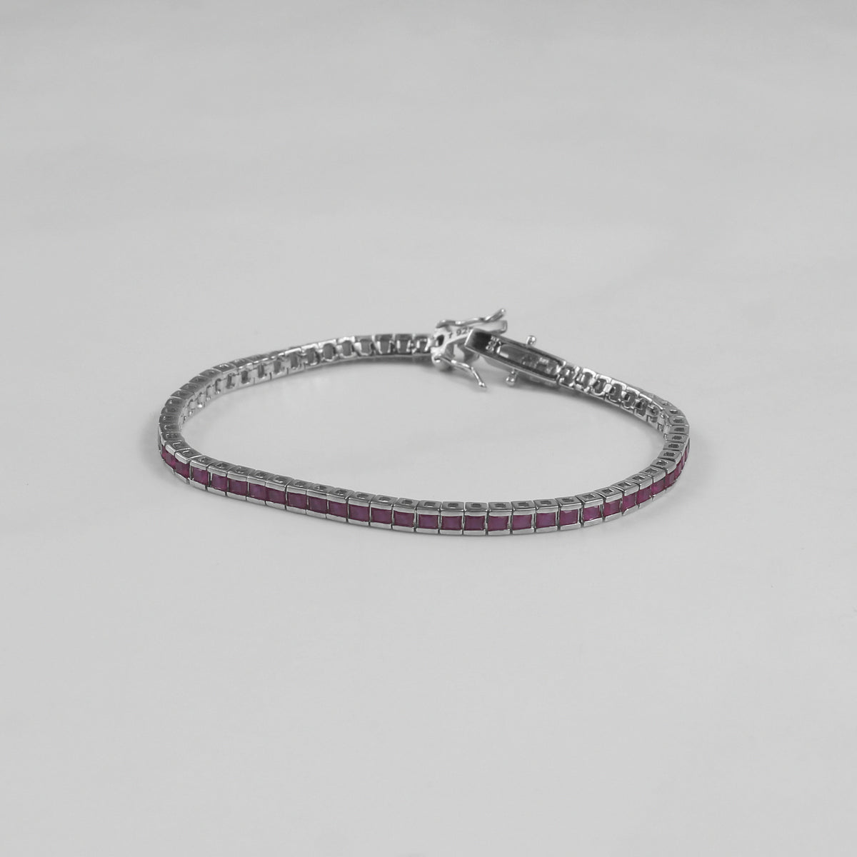Linear Elegance Tennis Bracelet