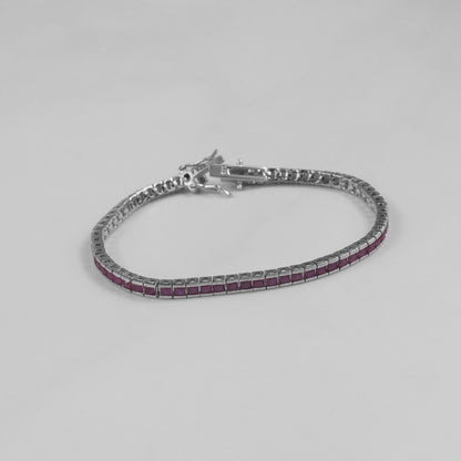 Linear Elegance Tennis Bracelet